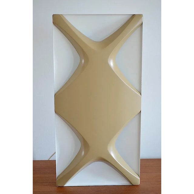 White Oyster Sconce by Klaus Link for Heinz Neuhaus, 1960s For Sale - Image 8 of 8