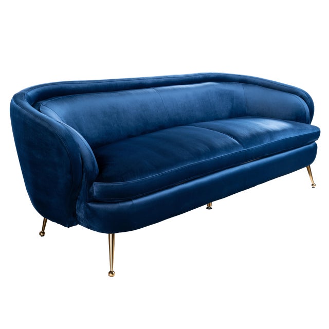 Palermo Blue Sofa Chairish