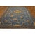 1920s Blue Antique Rectangle Hand Knotted Pile Wool Rug, Circa Date: 1920s. This exceptional early 20th-century piece...