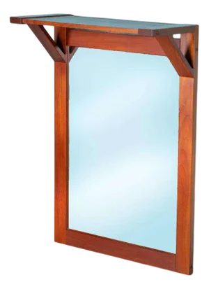 Vintage Danish Hall Mirror in Teak, 1960s