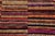 Abstract Rust/Blue High Low Wool Rug - 9'0'' X 11'10'' For Sale - Image 4 of 8