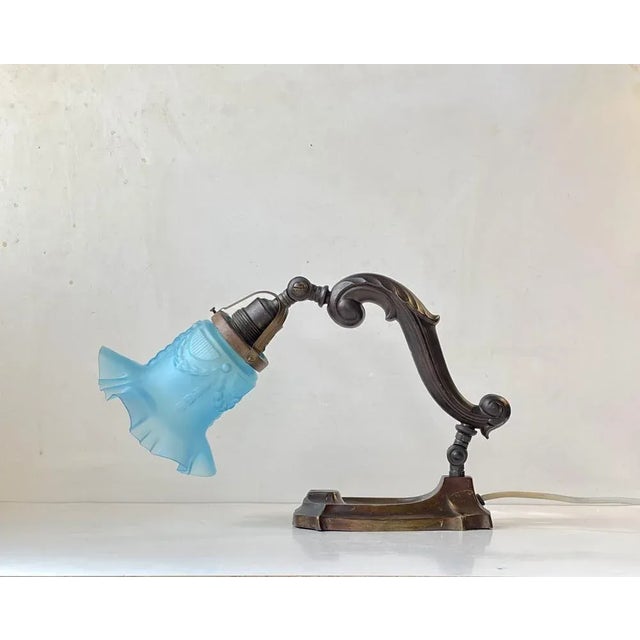 A beautifully crafted and detailed table, piano or mantle Lamp. This pivoting and fully adjustable lamp made from...