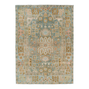 Galerie Shabab Collection Mid-20th Century Handmade Persian Malayer Throw Rug