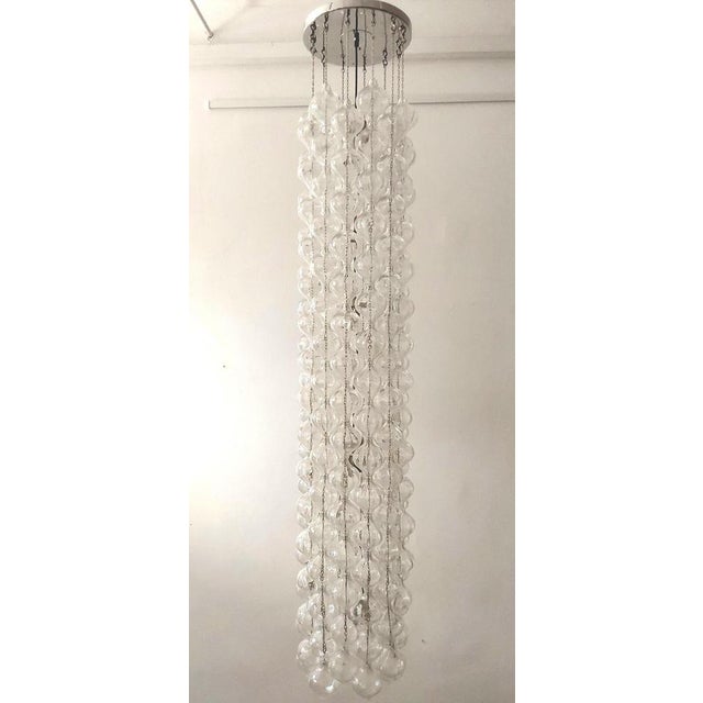 Silver Tulipan Column Lamp from Kalmar Franken Kg, 1960s For Sale - Image 8 of 15