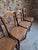 Antique French Dining Chairs with Woven Cane Seats in Beech, 1900, Set of 4 For Sale - Image 10 of 18