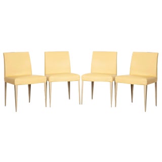Leather Chairs from B&B Italia, Set of 4 For Sale