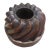 Antique 19thC Copper Turk’s Head Mold – Dovetail Seam, Swirled Bundt For Sale