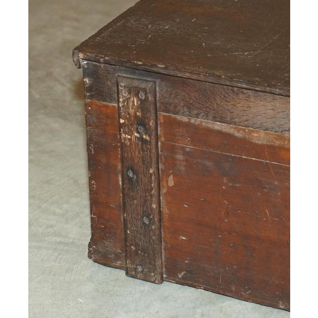 Antique Victorian Campaign Chest For Sale - Image 12 of 18