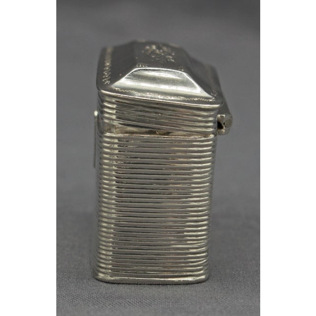 1873 Hallmarked Dutch 833 Standard Silver Scent Box For Sale - Image 4 of 7