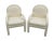 1980s Vintage Milo Baughman Parsons Style Round Back Armchairs - a Pair For Sale - Image 5 of 12