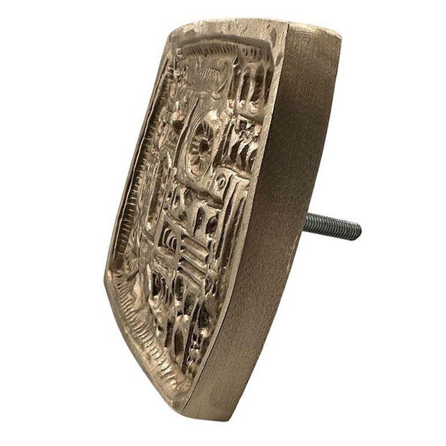 Paul Evans Style Mid Century Brutalist Bronze Cabinet Handle Pull For Sale In Los Angeles - Image 6 of 7