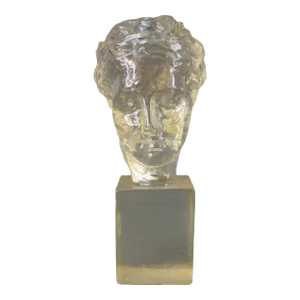 Dorothy Thorpe Vintage Resin Acrylic Lucite Venus De Milo Female Bust Sculpture