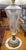 A set of 1940's Hollywood Regency style etched crystal table tamps that add understated elegance to any room. Design...