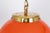 Orange glass pendant light by peill & putzler, manufactured in germany circa the 1970s. High quality and in very good...