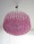 Triedri Glass Chandelier with 265 Pink Prisms For Sale - Image 12 of 13