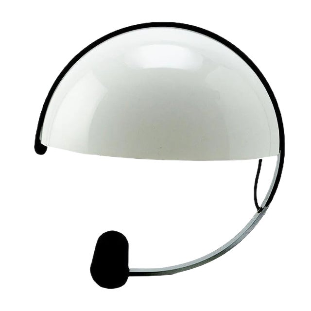 Italian White Globe-Shaped Table Lamp from Artimeta, 1970s For Sale