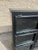 Black Late 20th Century Industrial Black Steel Nine-Door Glass-Front Apothecary or File Cabinet For Sale - Image 8 of 11