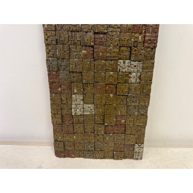 Brutalist Brutalist Wall Sculpture by Giovanni Schoeman, 1970s For Sale - Image 3 of 14