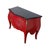 Red Baroque Chest of Drawers, 1990s For Sale - Image 3 of 8
