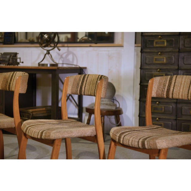 Vintage Sleigh Chairs, 1960s, Set of 6 For Sale - Image 9 of 15