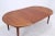 Brown Mid-Century Extendable Dining Table in Teak by Henning Kjaernulf, 1960s For Sale - Image 8 of 14