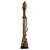 This striking vintage West African sculptural figure is a Baule-influenced male/female fertility and ancestral form, hand-...