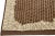 Transitional Art Deco Style Handmade Brown Pattern Wool Rug For Sale - Image 4 of 8