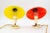 Red and Yellow Acrylic Glass Table Lamps by Rupert Nikoll, Vienna, Austria, 1960s, Set of 2 For Sale - Image 14 of 18