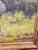 The selected region shows an original framed oil painting of an African elephant standing in a grassy landscape with a...