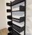Metal Black Metal Congress Bookcase attributed to Lips Vago, 1970s For Sale - Image 7 of 11