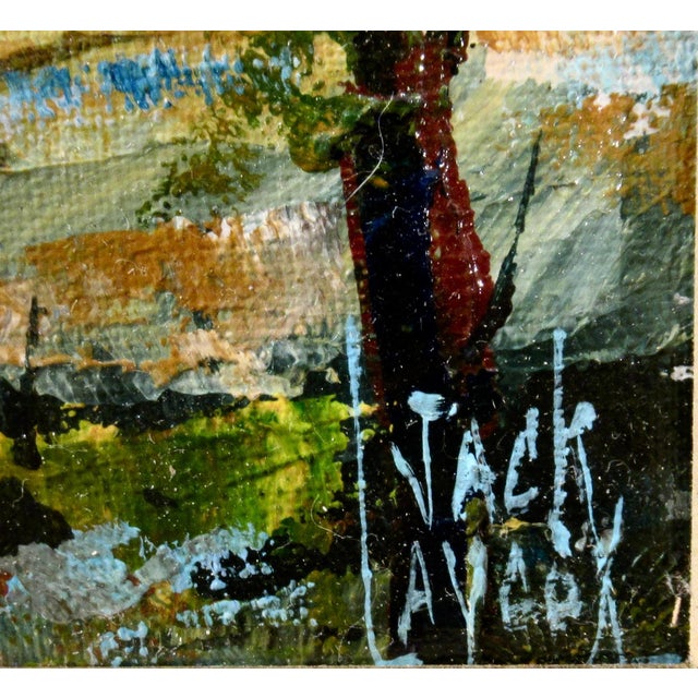 William Jack Laycox Northern India, Near Himalaya Range C. 1975 Painting For Sale In San Francisco - Image 6 of 6