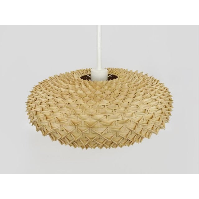 Ikea Large Pendant Light in Coconut Wood by Wiebke Braasch for Ikea, 2010 For Sale - Image 4 of 11