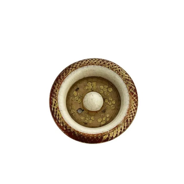 Ceramic Miniature Japanese Meiji Period Satsuma Tripod Teapot and Cover For Sale - Image 7 of 9