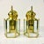 Hollywood Regency 1980s Vintage Hollywood Regency Federal Brass Lantern Style Wall Sconces - A Pair For Sale - Image 3 of 14