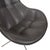 Boston Leather Armchair with Ottoman in Grey Brown Taupe Estoril Semi Aniline Leather 0959 with Manual Swivel and Rocking Function from Boconcept For Sale - Image 4 of 18
