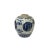 Asian Oriental Characters Small Blue White Porcelain Ginger Jar For Sale - Image 3 of 5