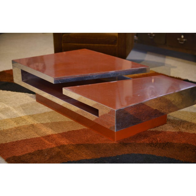 Coffee Table by Philippe Jean, 1970s For Sale - Image 9 of 10