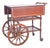 Mid-Century Mahogany Tea Trolley with Side Flaps, 1940s For Sale - Image 15 of 15