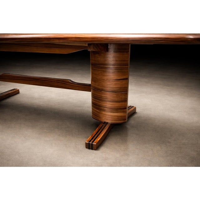 Dining Table in Caviúna Wood by Novo Rumo, Brazilian Modern, 1960s For Sale - Image 12 of 14