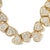 Contemporary 14K Yellow Gold Plated .925 Sterling Silver 1/2 Cttw Diamond Sideways Hearts Bolo Bracelet (H-I Color, I1-I2 Clarity) - 4”-10” Adjustable For Sale - Image 3 of 6