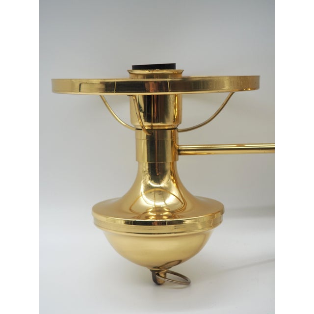 Vintage Swedish Brass and Opal Glass Wall Lamps from Ikea, 1980s, Set of 2 For Sale - Image 9 of 14