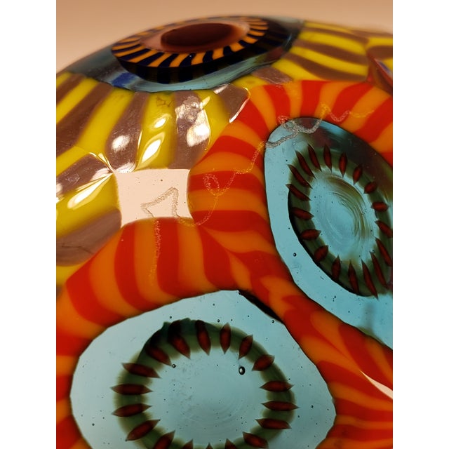 Mario Formentello Murano Glass Bowl Murrine Mosaic Millefiori Signed For Sale - Image 10 of 16