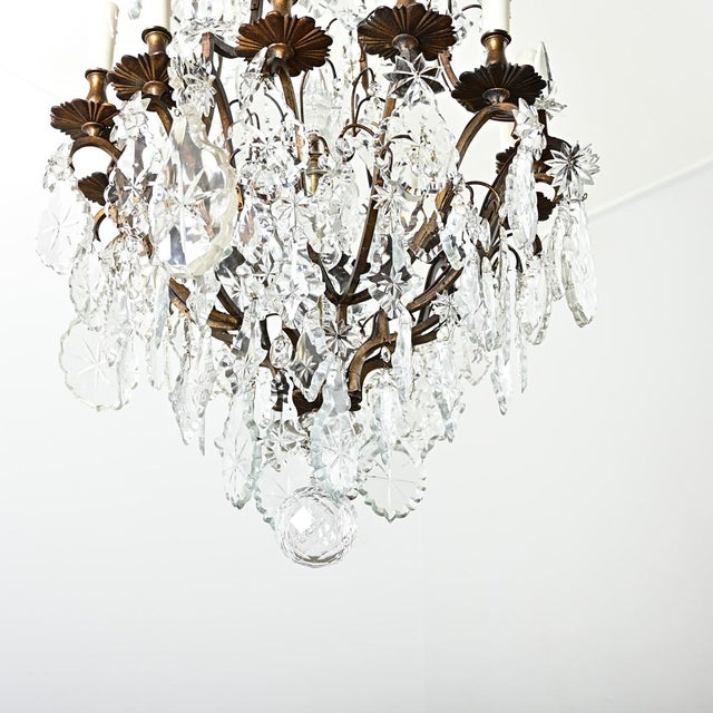 French 19th Century Massive Crystal Chandelier For Sale - Image 13 of 16