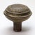 Traditional Antique Concentric Bronze Floral Door Knob For Sale - Image 3 of 4