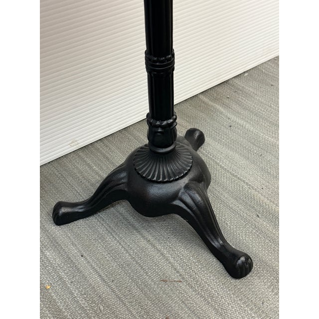 Black Pottery Barn Rae Wood Accent Table For Sale - Image 8 of 12