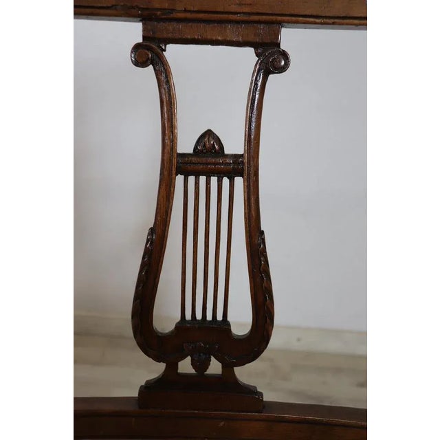 Wood Armchair in Walnut, Mid-18th Century For Sale - Image 7 of 12