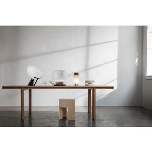 Plastic Modern Saffo Table Lamp in Mouth-Blown Glass by Angelo Mangiarotti For Sale - Image 7 of 14