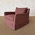 Parisian Chair Slip Covered in Belgian Linen- Dark Rust For Sale - Image 4 of 10