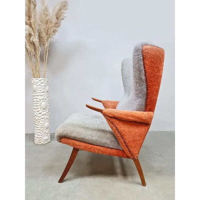 Mid-Century Modern Mid-Century Wingback Lounge Chair, 1960s For Sale - Image 3 of 6