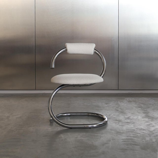 Vintage Cobra Chairs by Giotto Stoppino, Italy, 1970s, Set of 4 For Sale - Image 9 of 12